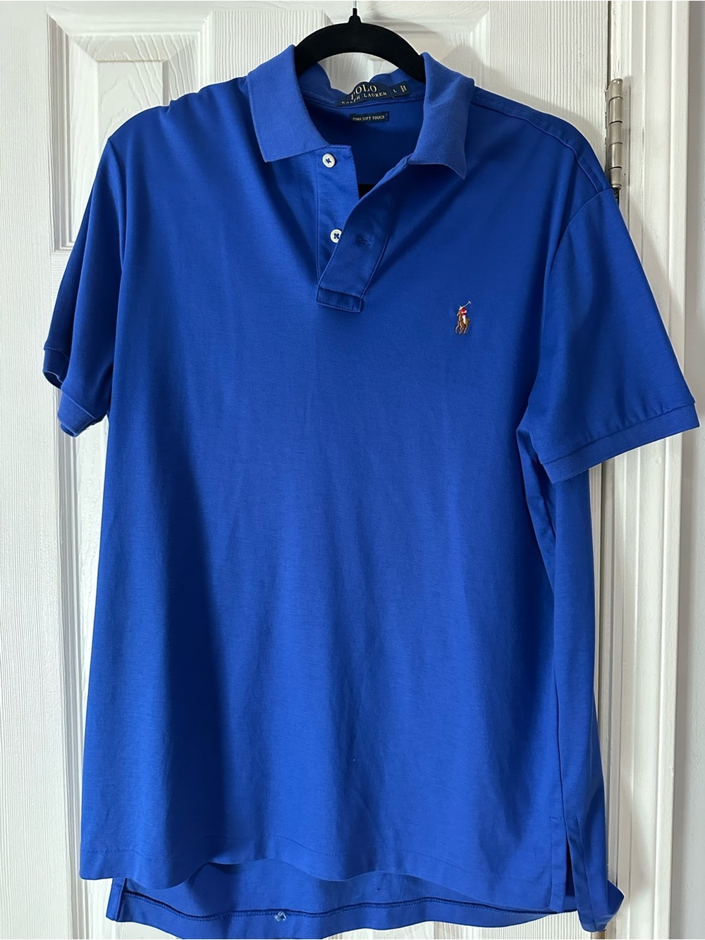 Polo by Ralph Lauren Men's Royal Blue Short-Sleeve Polo
